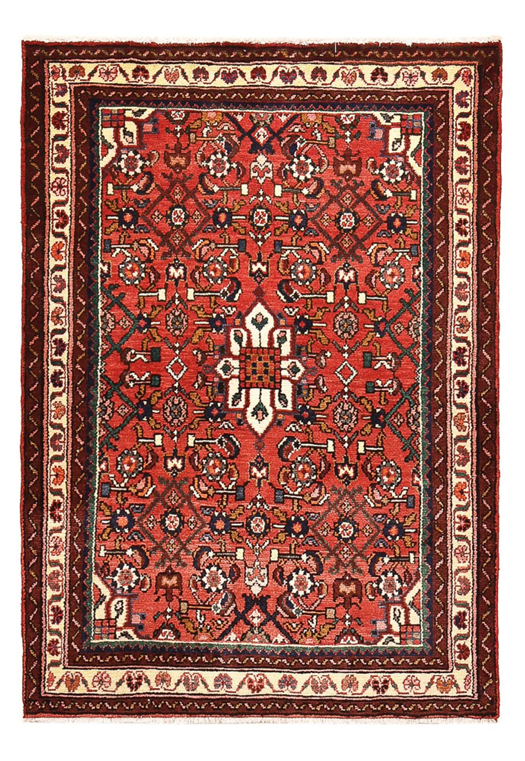 Alfombra persa - Nómada - 153 x 103 cm - rojo