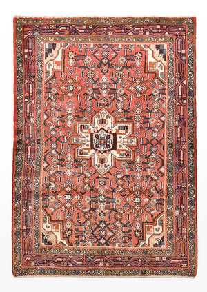 Alfombra persa - Nómada - 150 x 100 cm - rojo claro