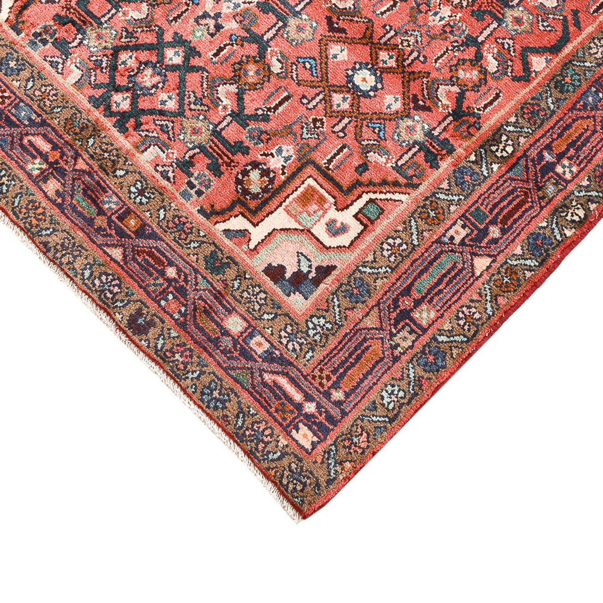 Alfombra persa - Nómada - 150 x 100 cm - rojo claro