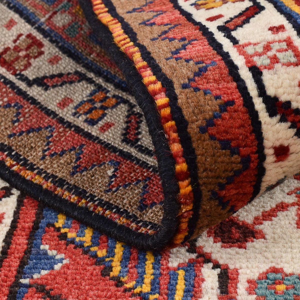 Alfombra persa - Nómada - 126 x 93 cm - multicolor