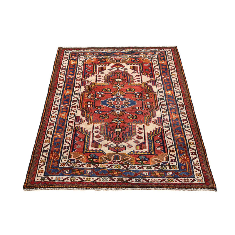 Alfombra persa - Nómada - 126 x 93 cm - multicolor