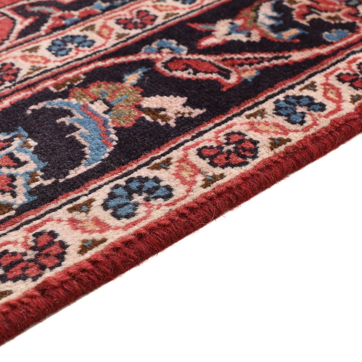 Alfombra persa - Keshan - 150 x 95 cm - rojo