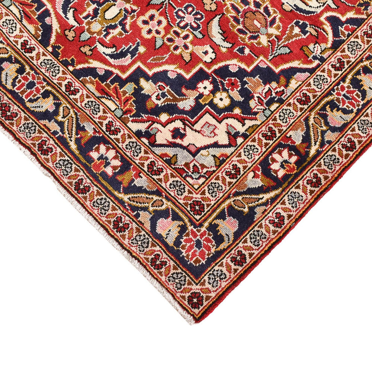 Alfombra persa - Keshan - 153 x 104 cm - rojo