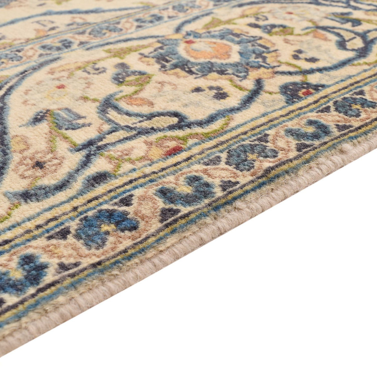 Alfombra persa - Keshan - 203 x 135 cm - arena