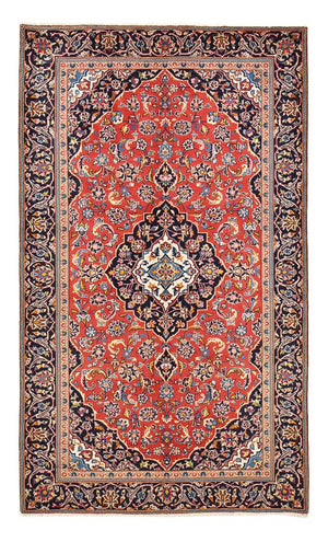 Alfombra persa - Keshan - 235 x 140 cm - rojo