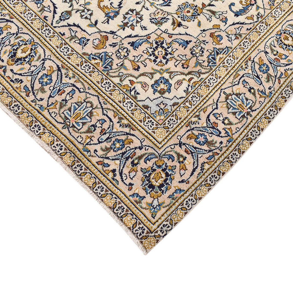 Alfombra persa - Keshan - 264 x 145 cm - arena