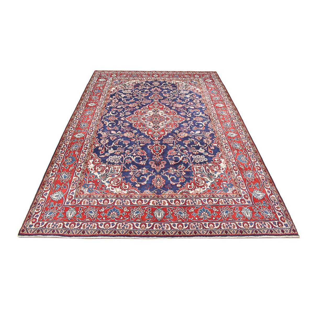 Alfombra persa - Clásica - 312 x 215 cm - azul oscuro