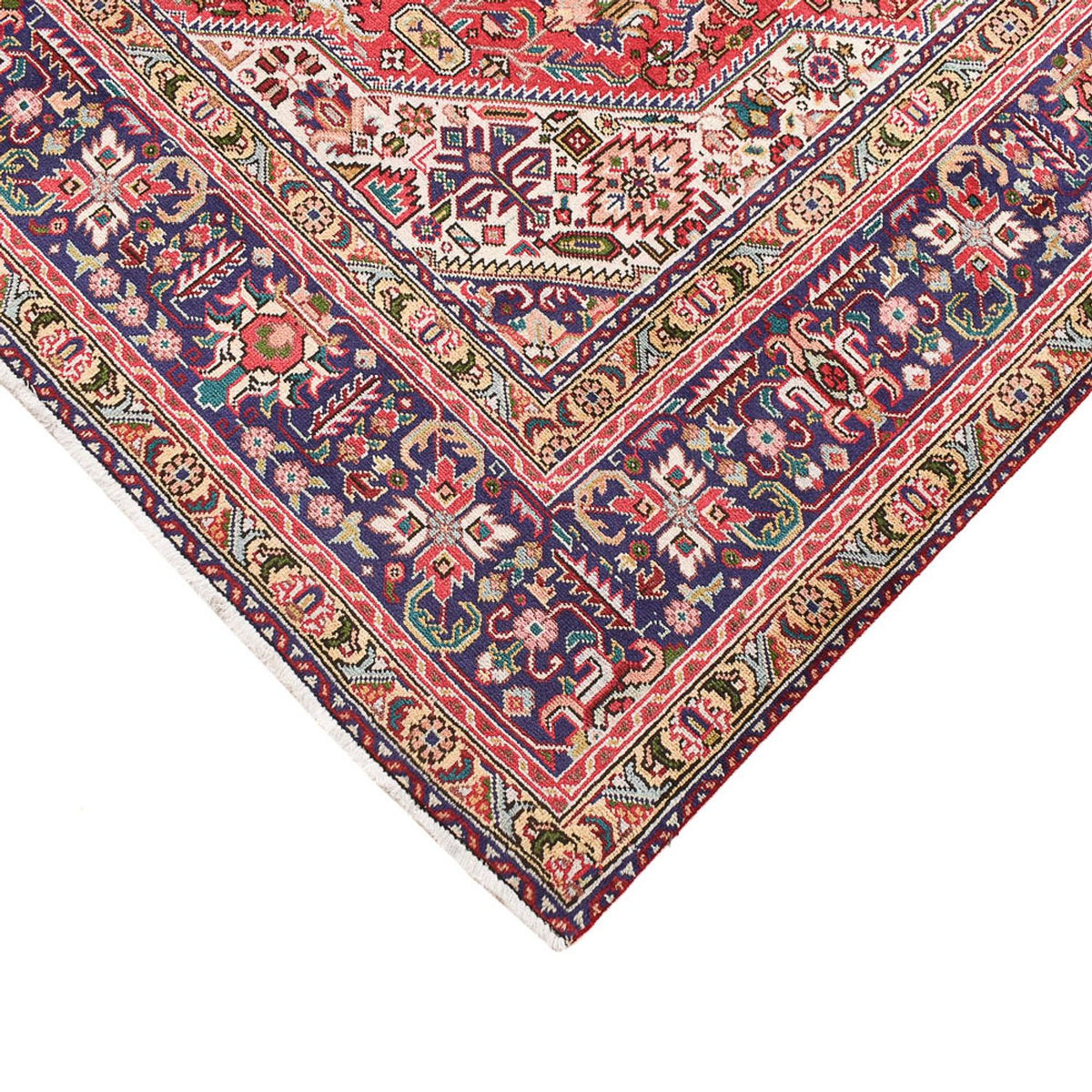 Alfombra persa - Tabriz - 293 x 203 cm - rojo