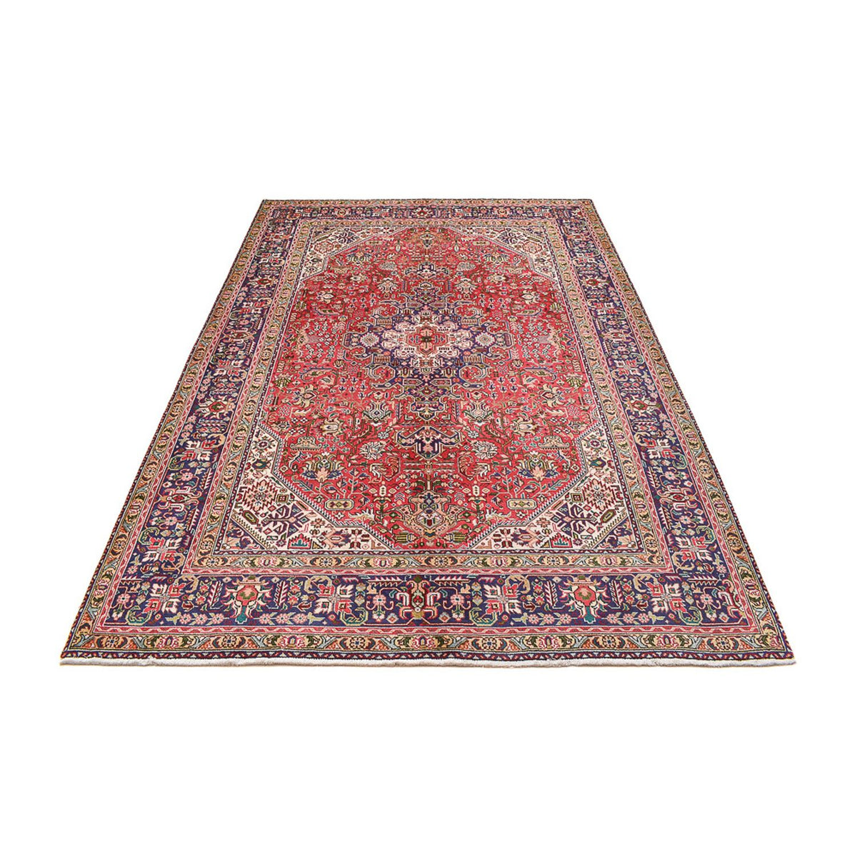 Alfombra persa - Tabriz - 293 x 203 cm - rojo