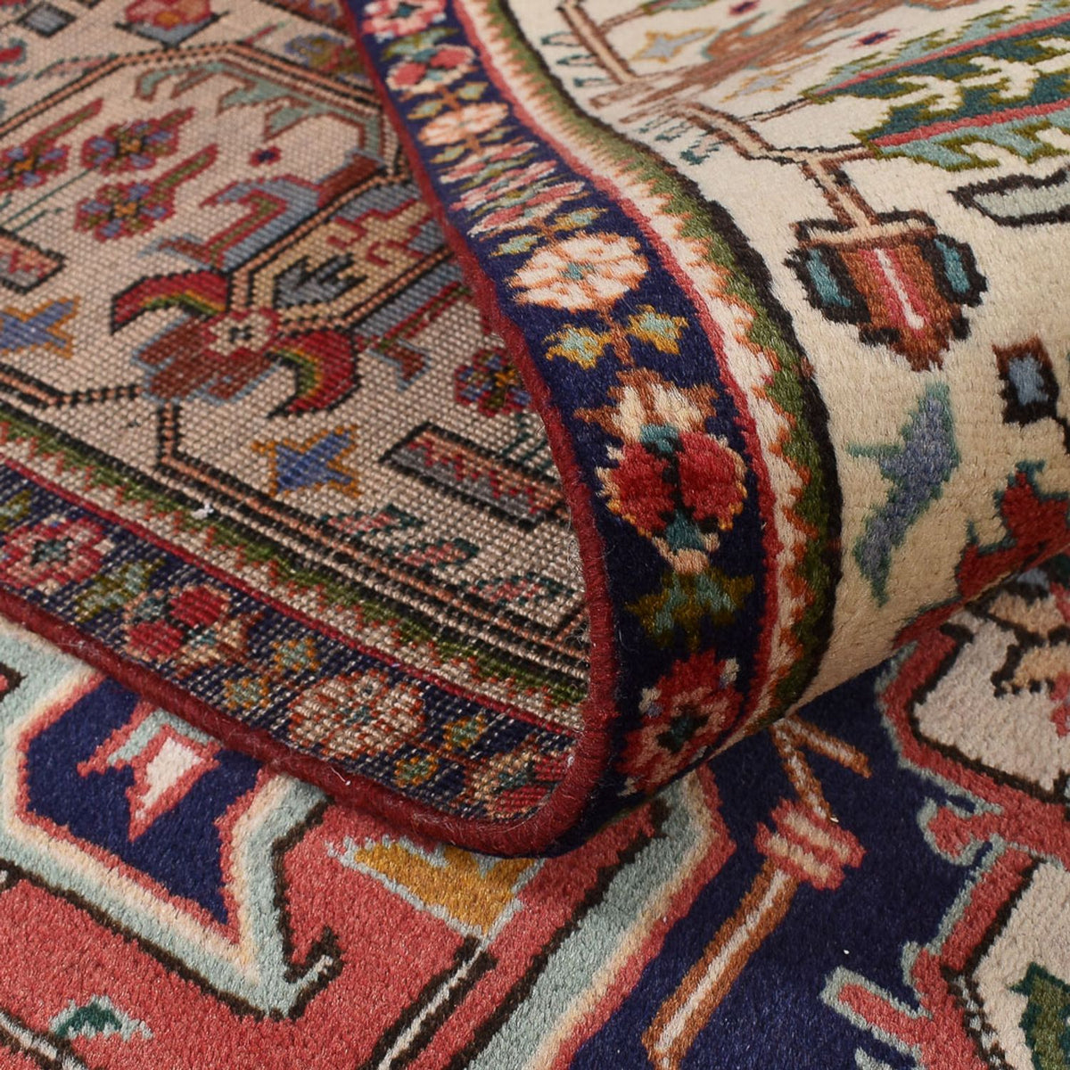Alfombra persa - Tabriz - 335 x 257 cm - rojo claro
