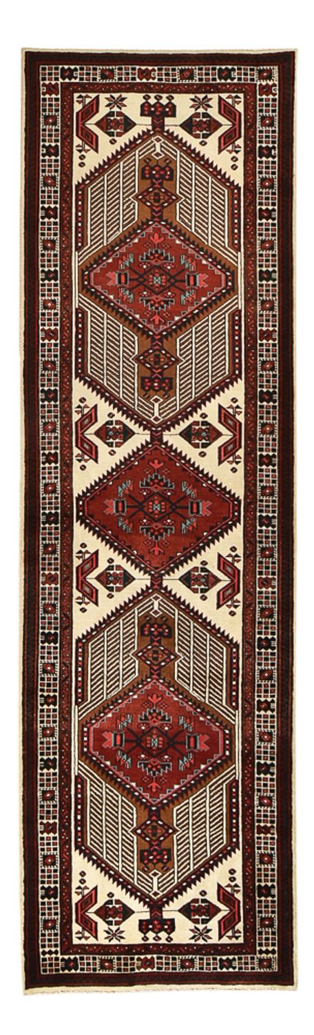 Alfombra de pasillo Alfombra persa - Nómada - 338 x 100 cm - rojo