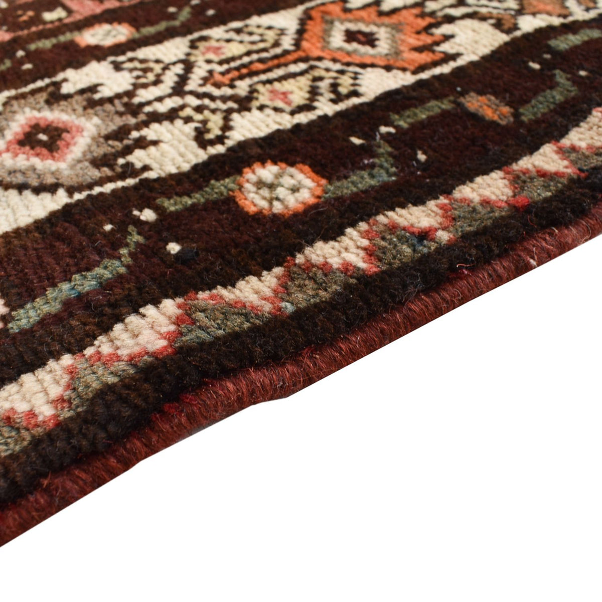 Alfombra de pasillo Alfombra persa - Nómada - 308 x 128 cm - rojo claro