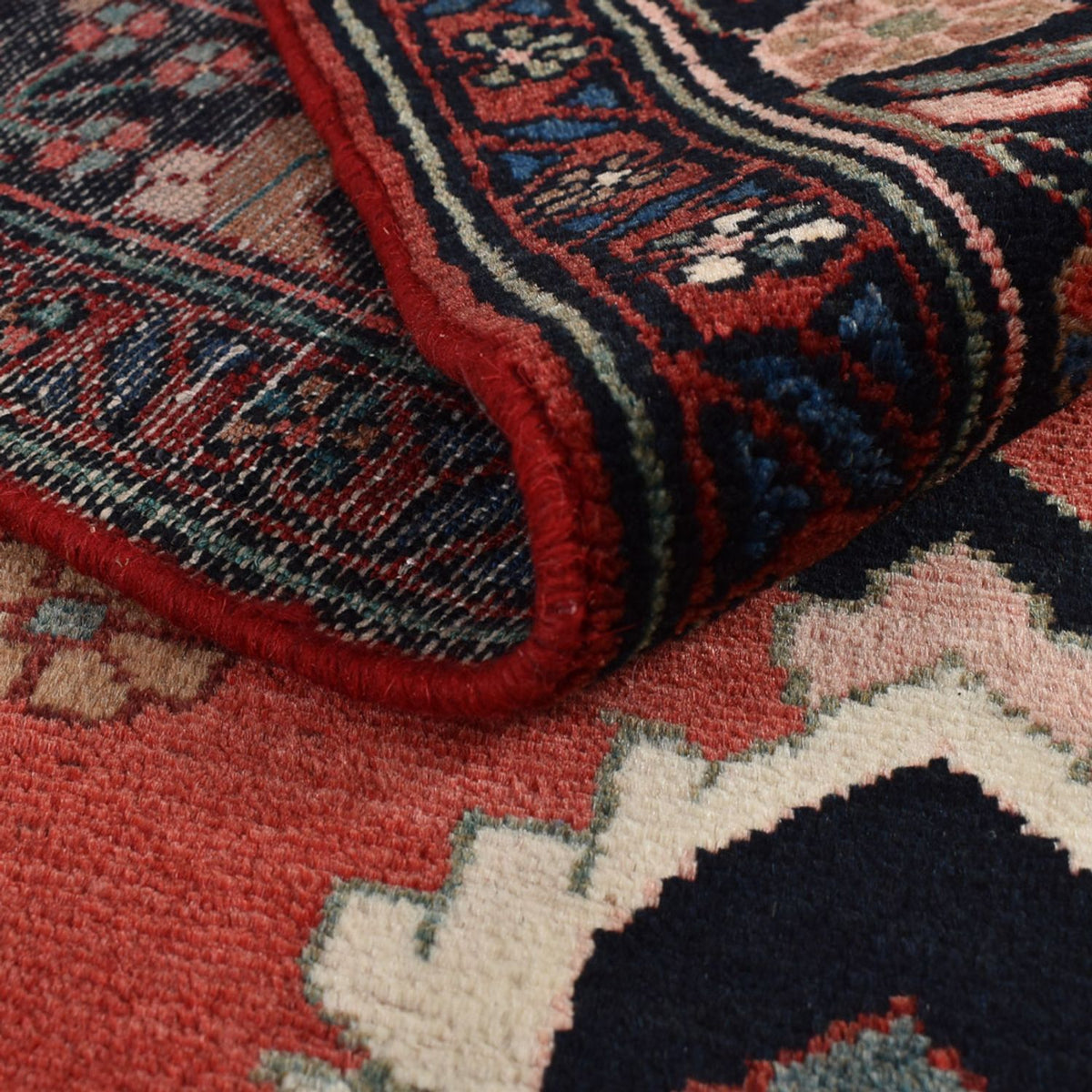 Alfombra de pasillo Alfombra persa - Nómada - 346 x 114 cm - rojo