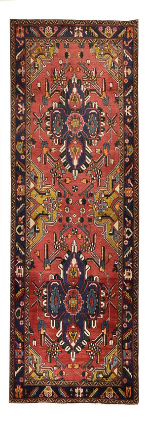 Alfombra de pasillo Alfombra persa - Tabriz - 338 x 112 cm - rojo