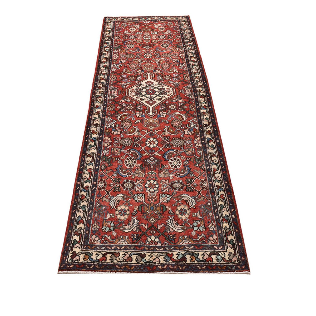 Alfombra de pasillo Alfombra persa - Nómada - 280 x 79 cm - rojo claro