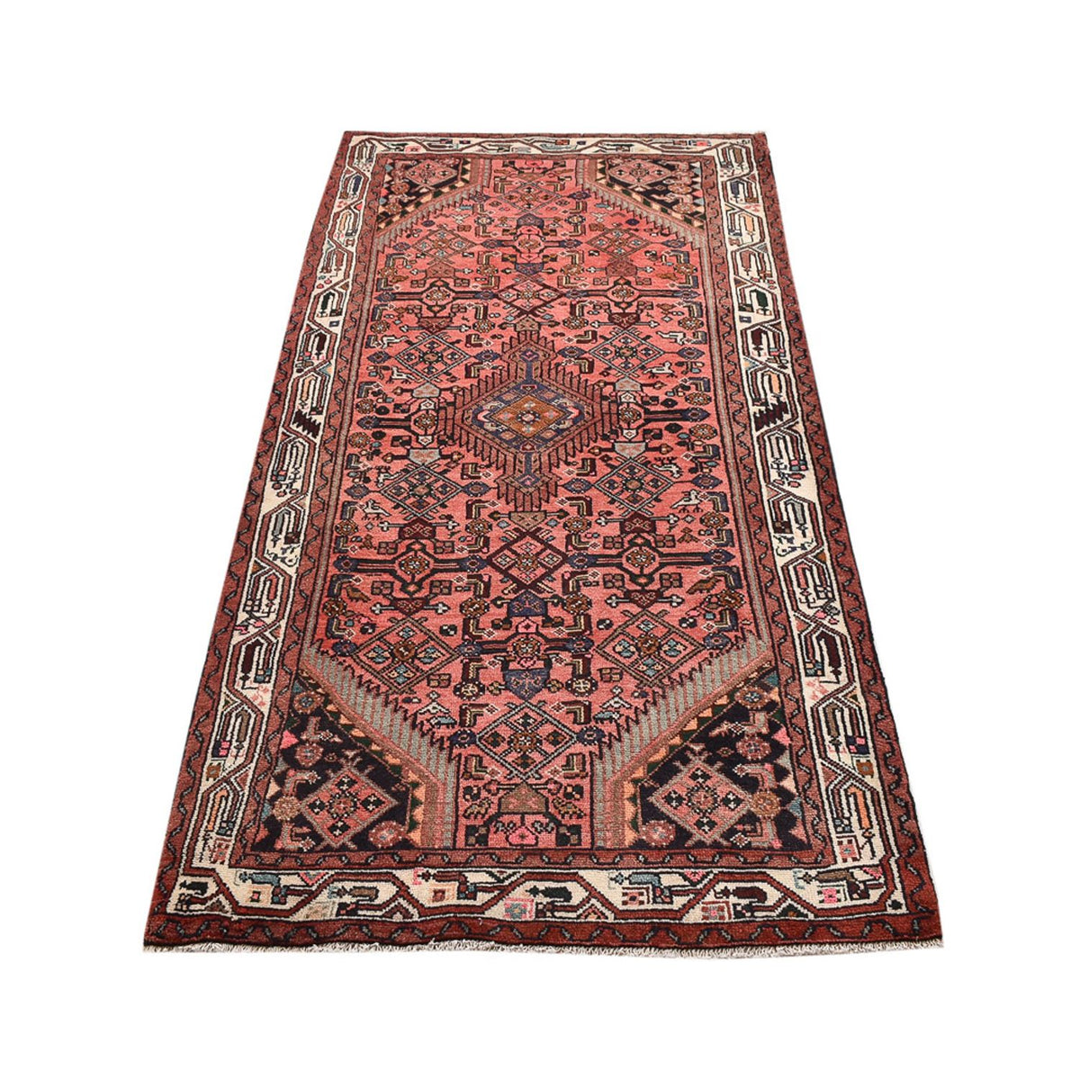 Alfombra de pasillo Alfombra persa - Nómada - 198 x 96 cm - rojo claro
