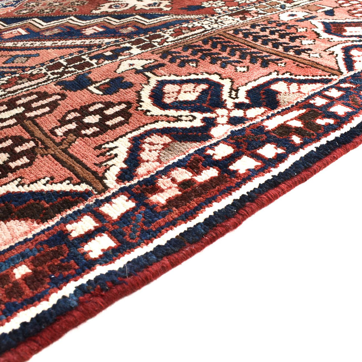Alfombra persa - Nómada forma especial - 369 x 312 cm - rojo oscuro