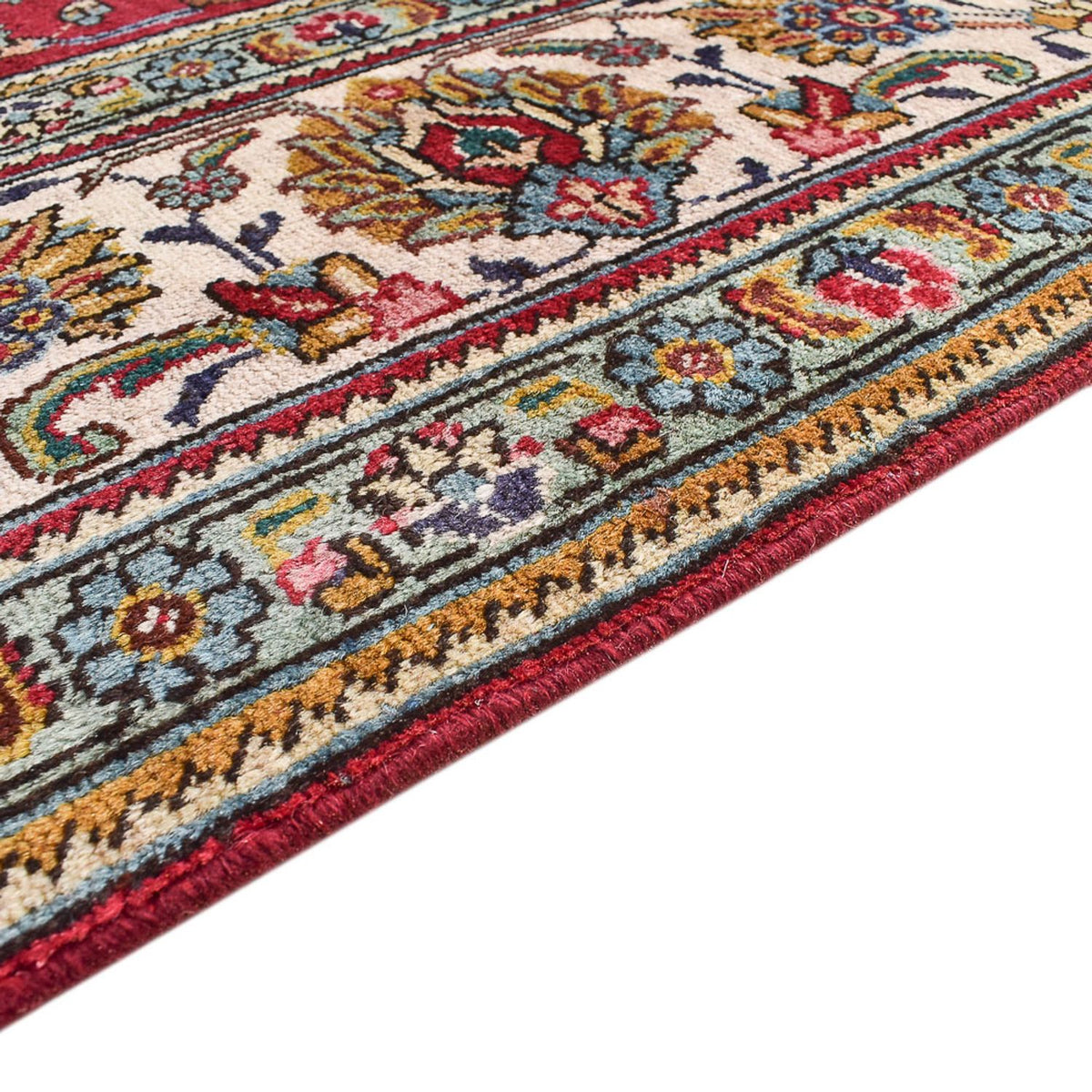 Alfombra persa - Tabriz - 342 x 240 cm - rojo
