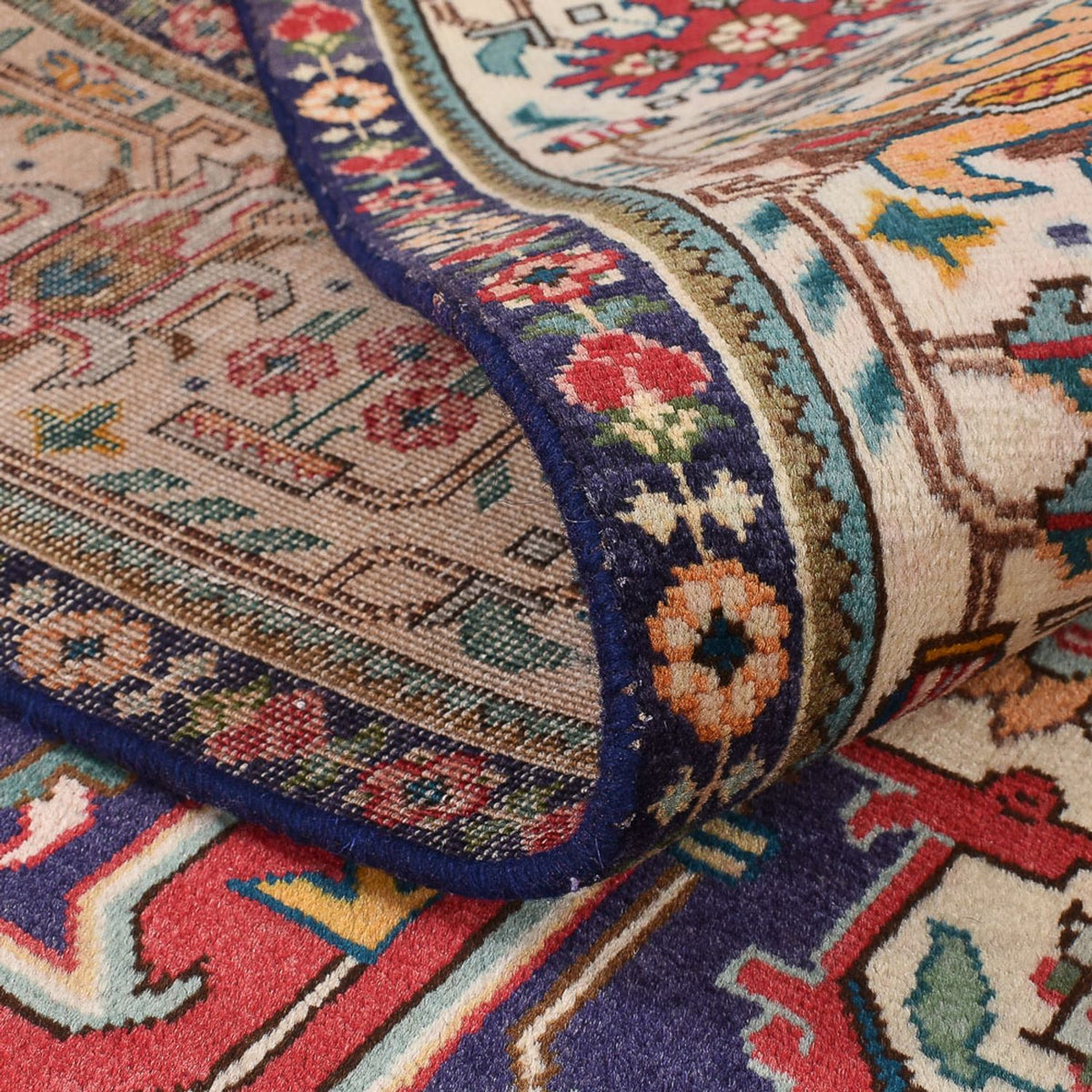 Alfombra persa - Tabriz - 343 x 255 cm - rojo
