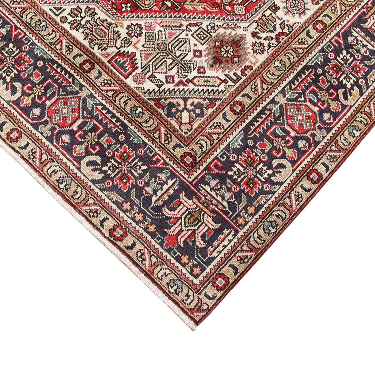 Alfombra persa - Tabriz - 290 x 196 cm - rojo