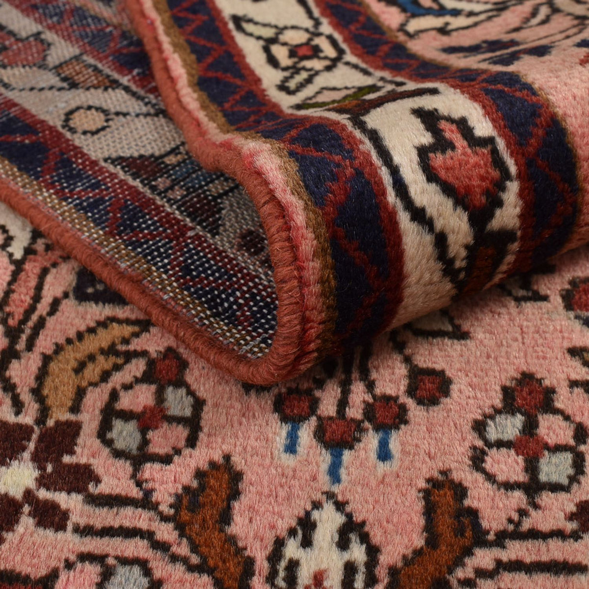 Alfombra de pasillo Alfombra persa - Nómada - 328 x 78 cm - rojo claro