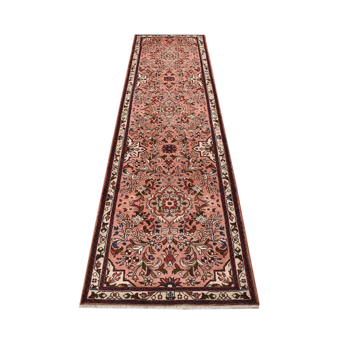 Alfombra de pasillo Alfombra persa - Nómada - 328 x 78 cm - rojo claro