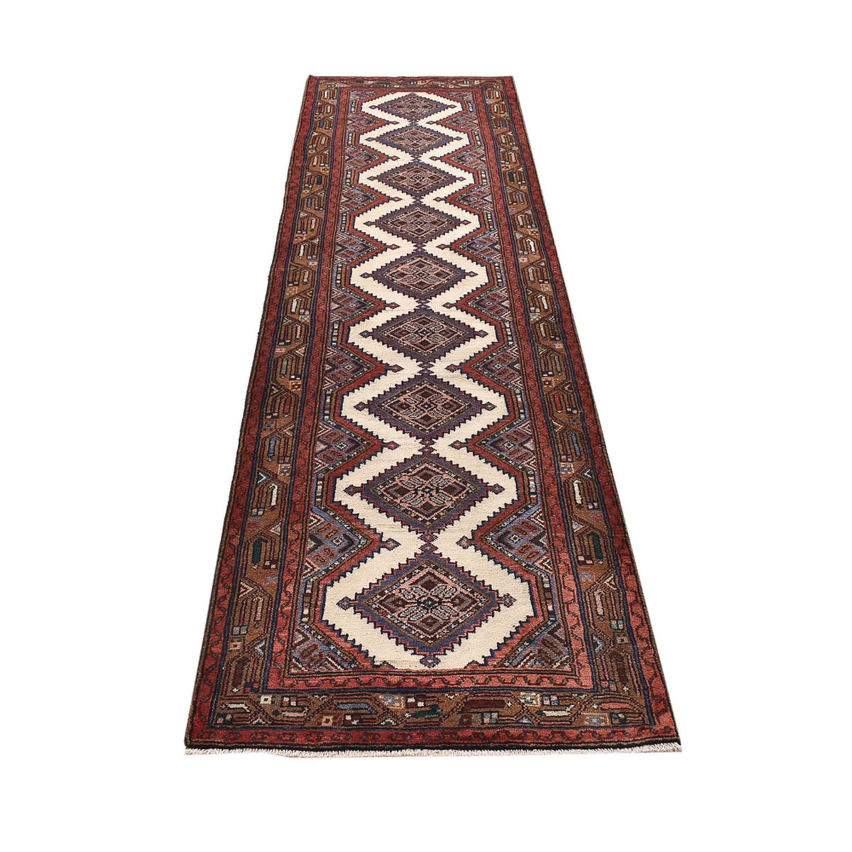 Alfombra de pasillo Alfombra persa - Nómada - 292 x 82 cm - beige