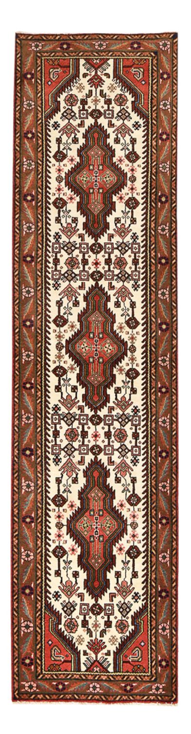 Alfombra de pasillo Alfombra persa - Nómada - 308 x 78 cm - beige