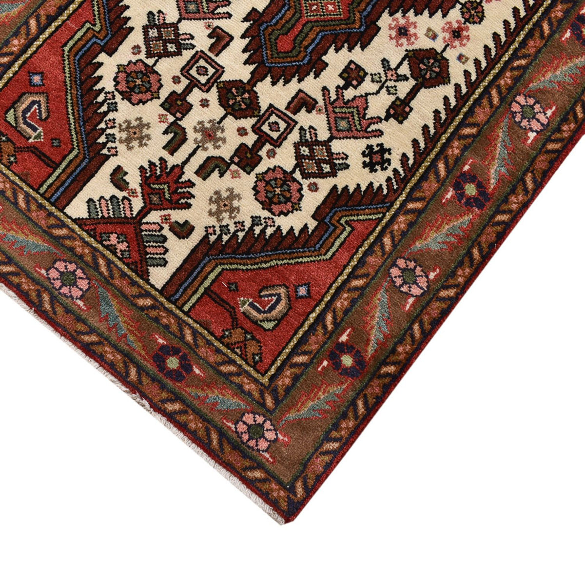 Alfombra de pasillo Alfombra persa - Nómada - 308 x 78 cm - beige
