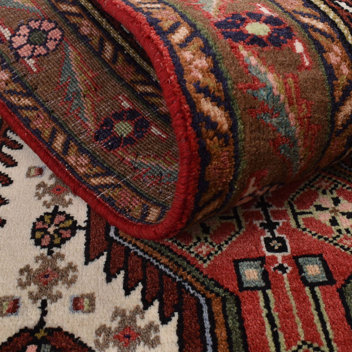 Alfombra de pasillo Alfombra persa - Nómada - 308 x 78 cm - beige