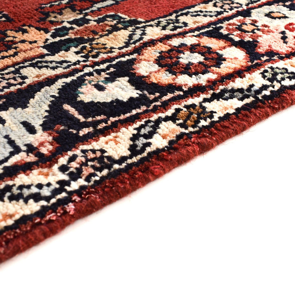 Alfombra de pasillo Alfombra persa - Nómada - 307 x 109 cm - rojo oscuro