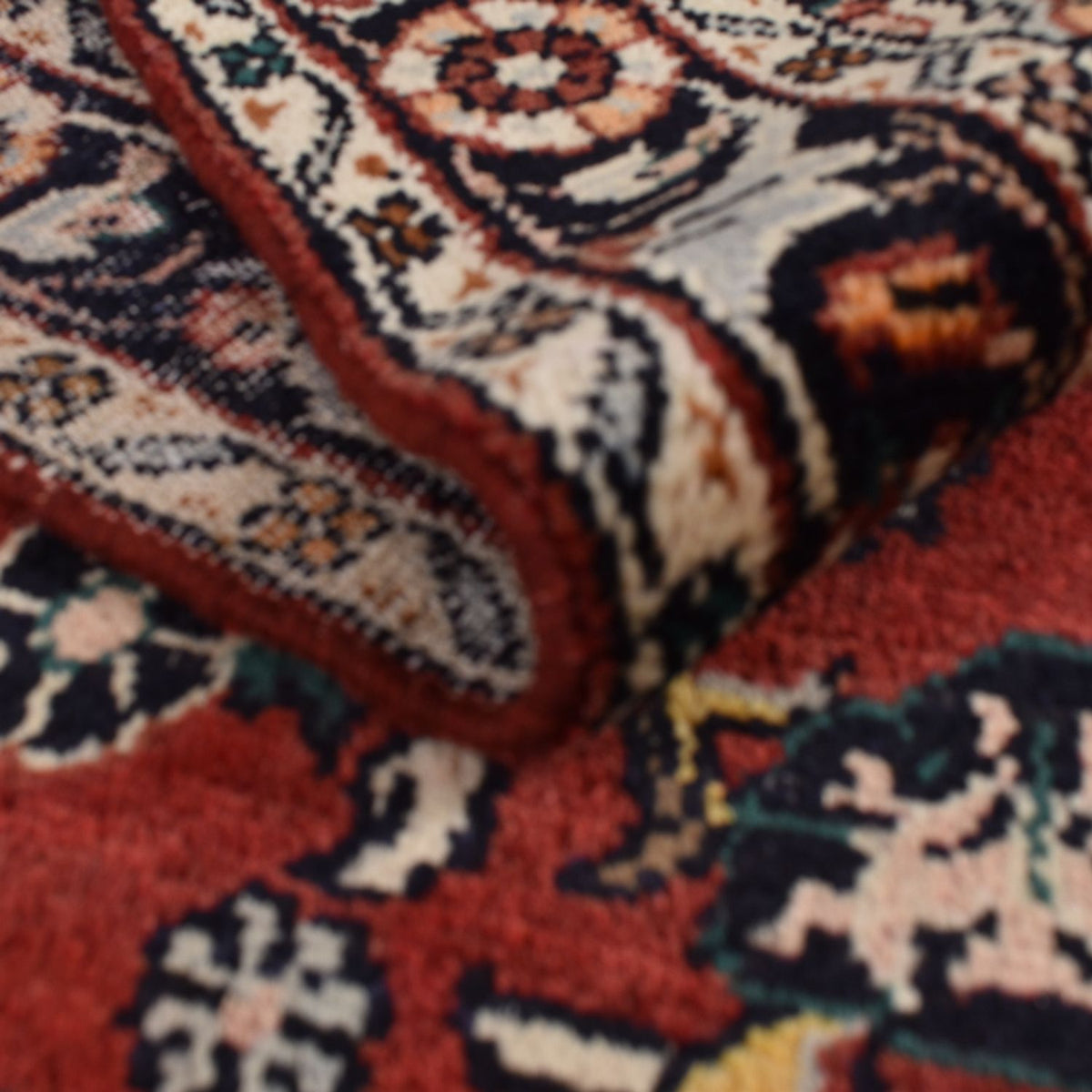 Alfombra de pasillo Alfombra persa - Nómada - 307 x 109 cm - rojo oscuro