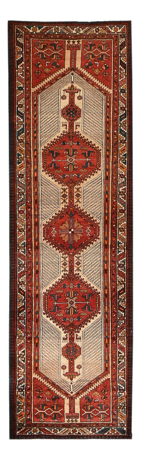 Alfombra de pasillo Alfombra persa - Nómada - 332 x 100 cm - rojo