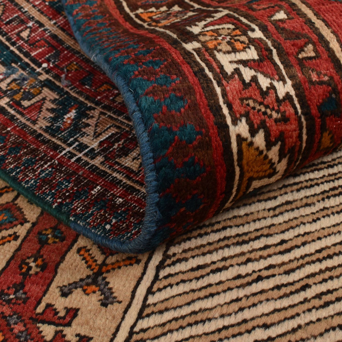 Alfombra de pasillo Alfombra persa - Nómada - 332 x 100 cm - rojo