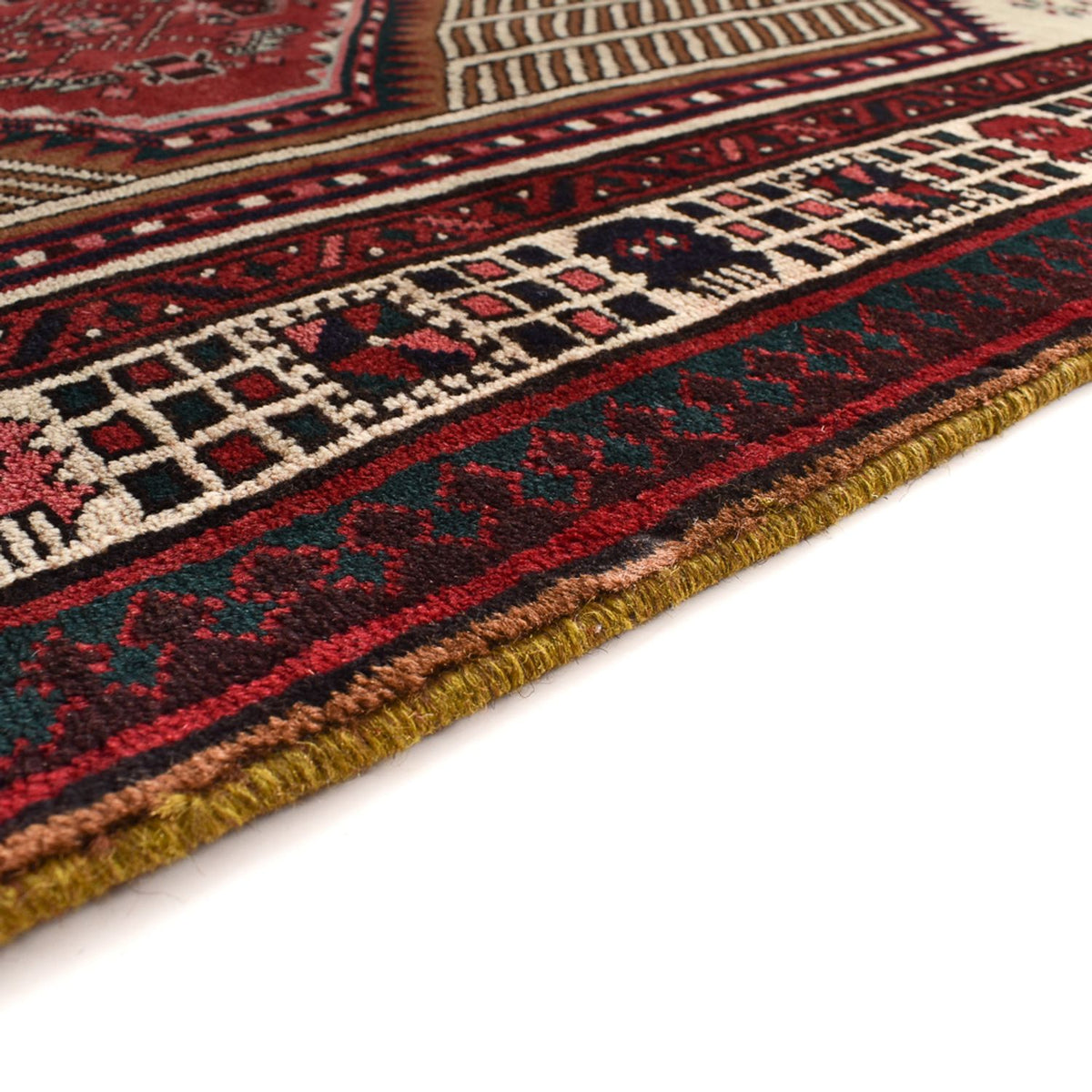 Alfombra de pasillo Alfombra persa - Nómada - 336 x 100 cm - rojo