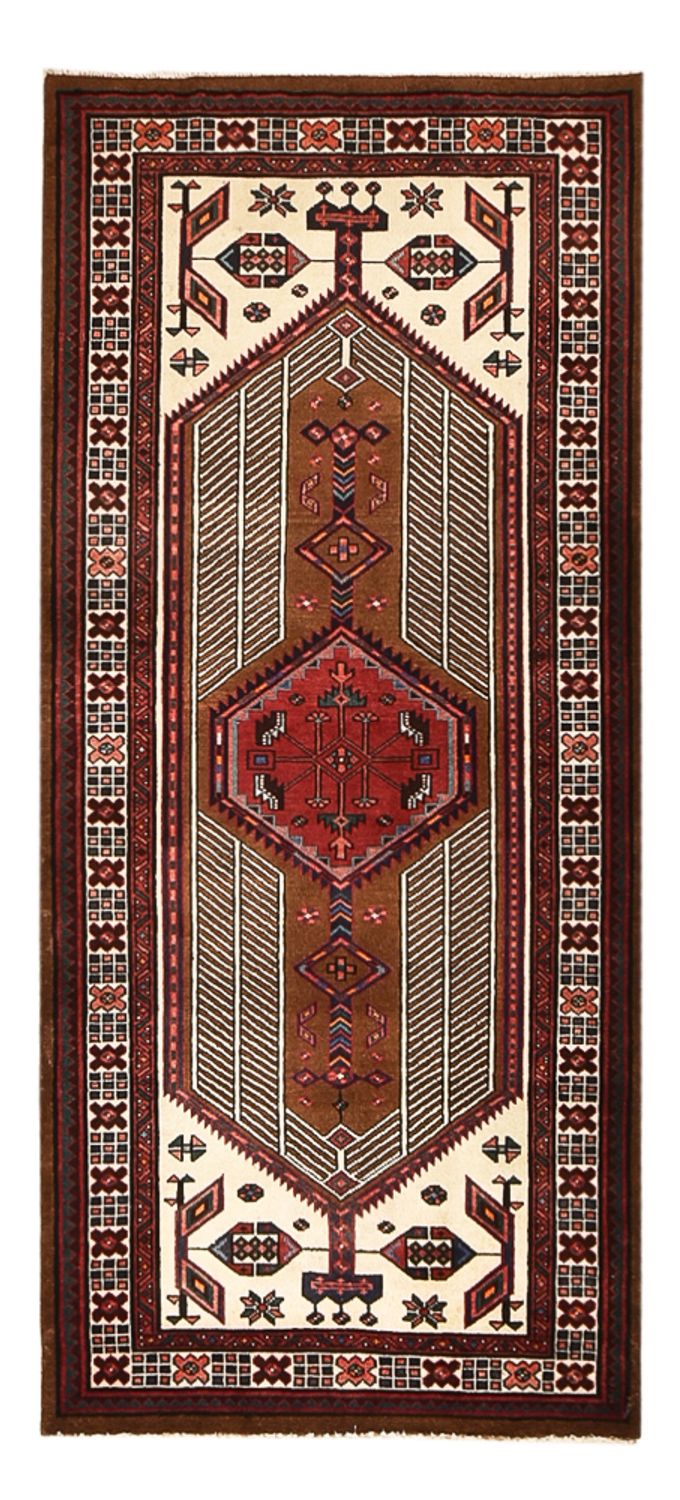 Alfombra de pasillo Alfombra persa - Nómada - 222 x 100 cm - rojo