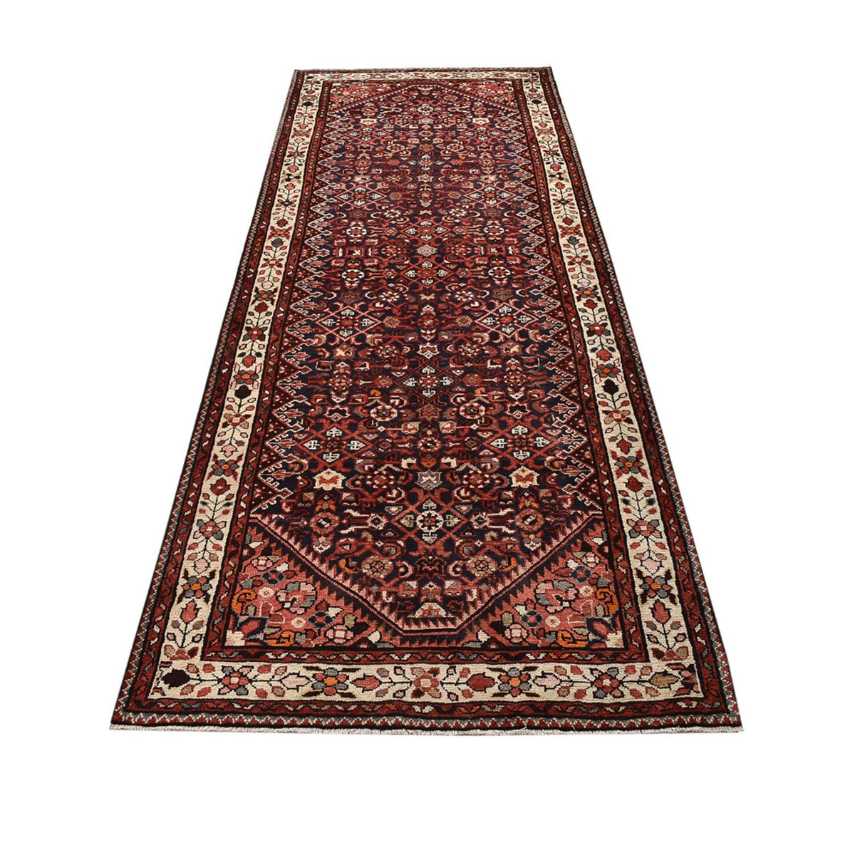 Alfombra de pasillo Alfombra persa - Nómada - 323 x 119 cm - óxido