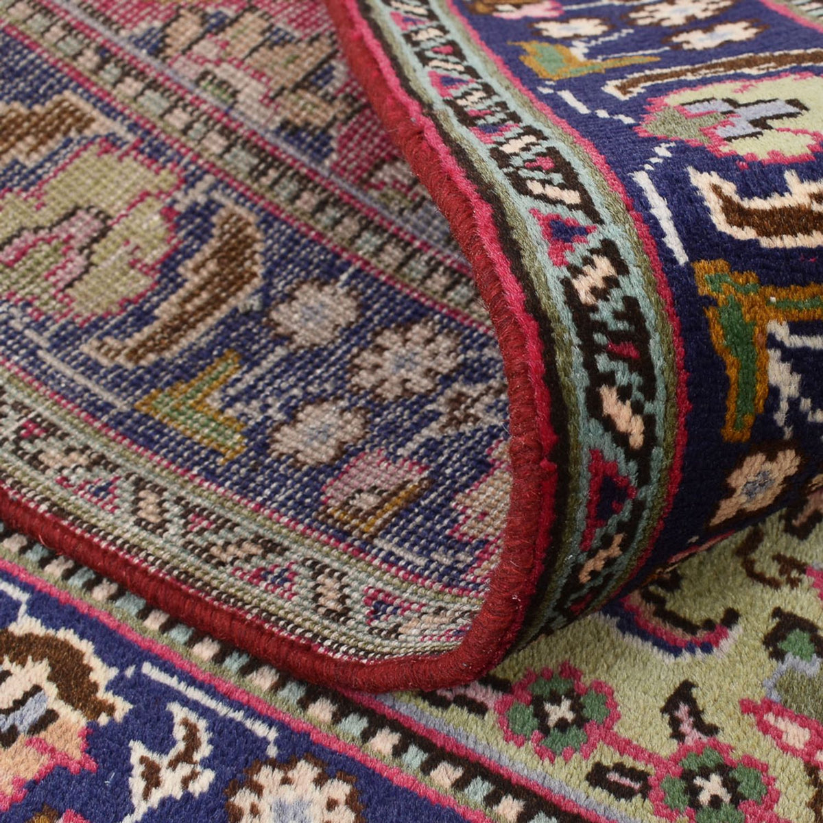 Alfombra persa - Tabriz - 143 x 100 cm - rojo claro