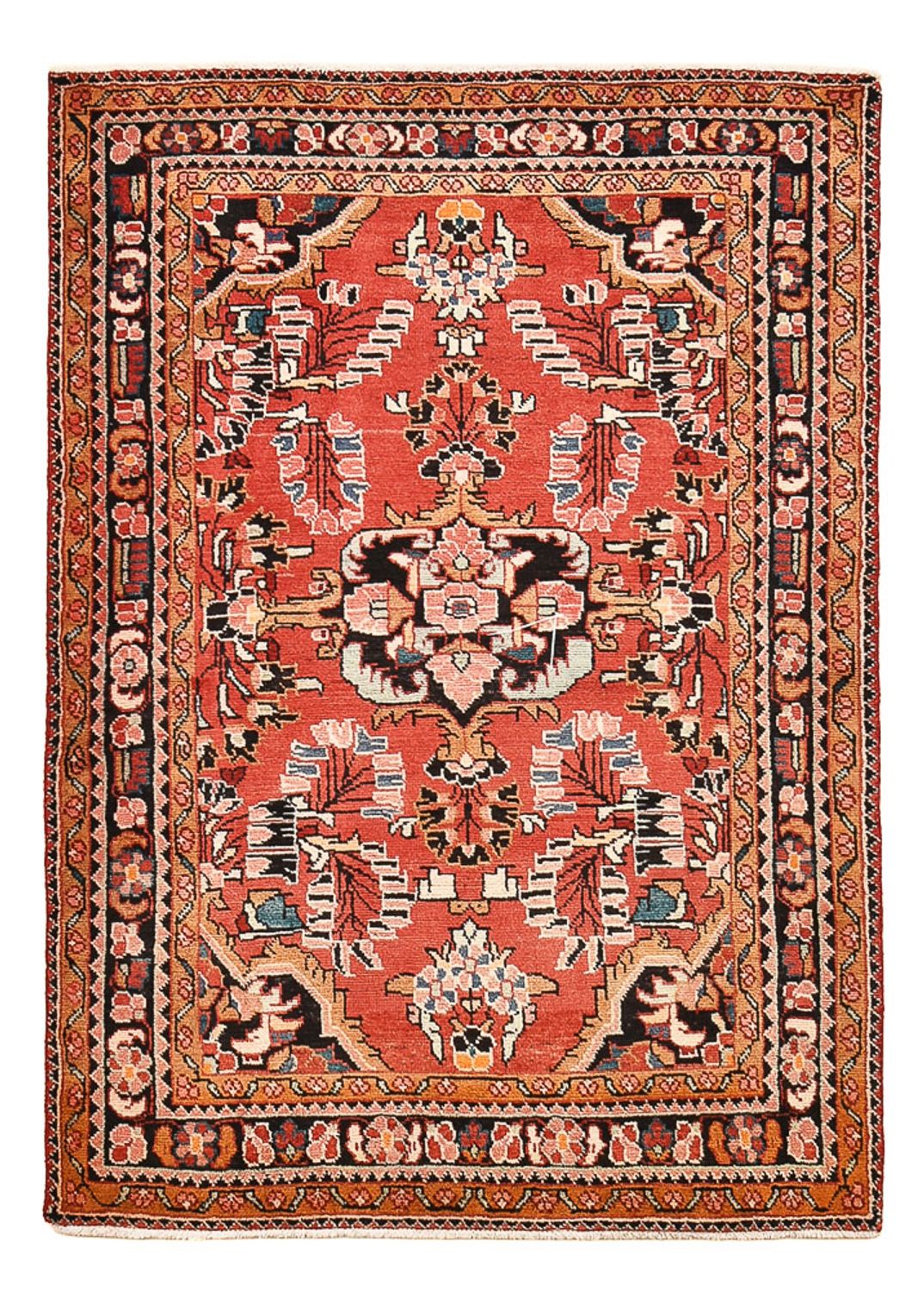 Alfombra persa - Nómada - 159 x 112 cm - rojo