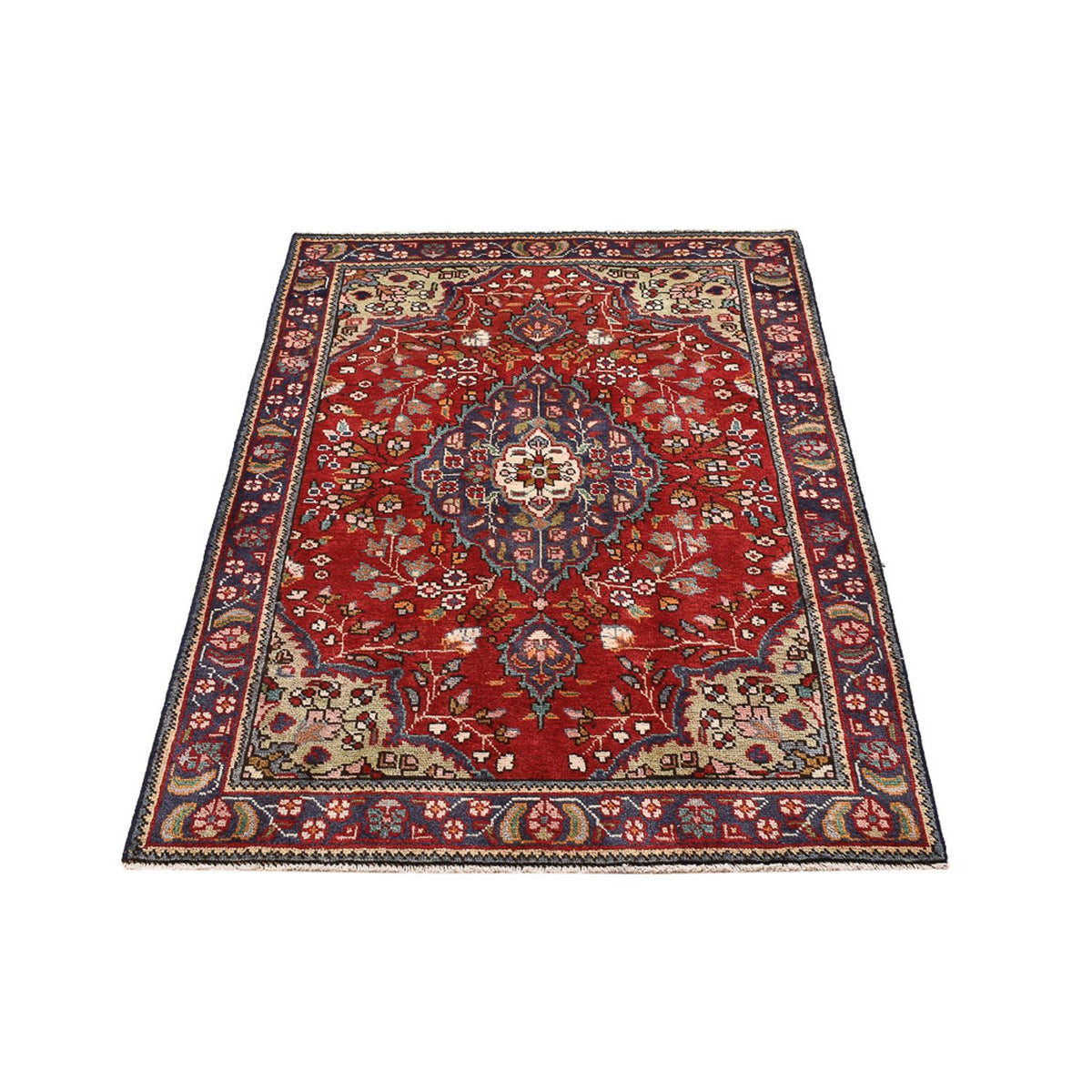 Alfombra persa - Tabriz - 145 x 100 cm - rojo