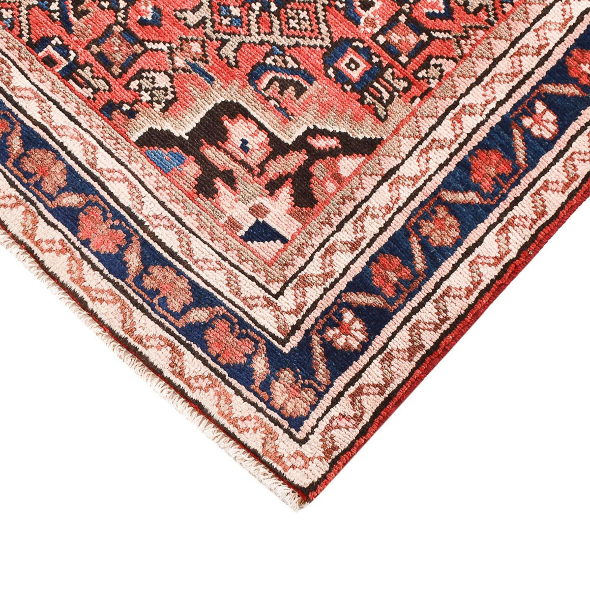 Alfombra persa - Nómada - 153 x 108 cm - rojo claro