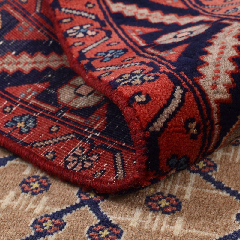 Alfombra persa - Nómada - 135 x 100 cm - multicolor