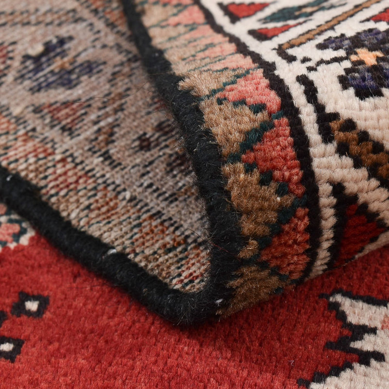 Alfombra persa - Nómada - 133 x 90 cm - rojo