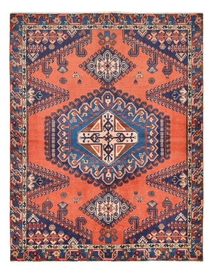 Alfombra persa - Nómada - 208 x 162 cm - multicolor