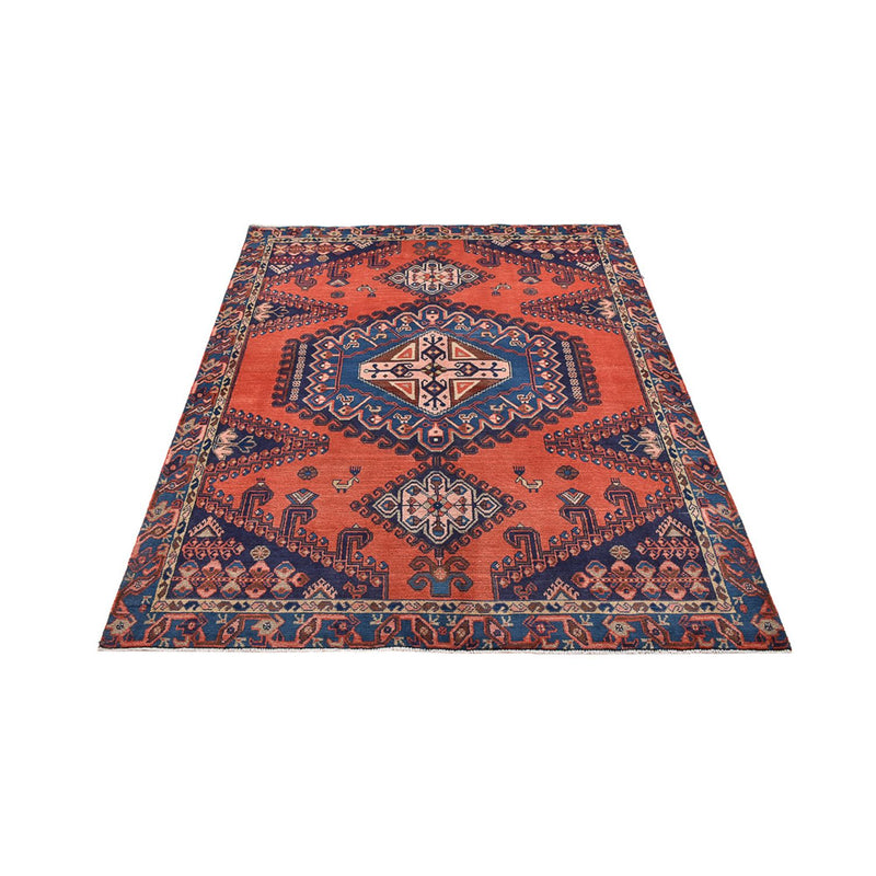 Alfombra persa - Nómada - 208 x 162 cm - multicolor