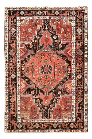 Alfombra persa - Nómada - 198 x 129 cm - rojo claro