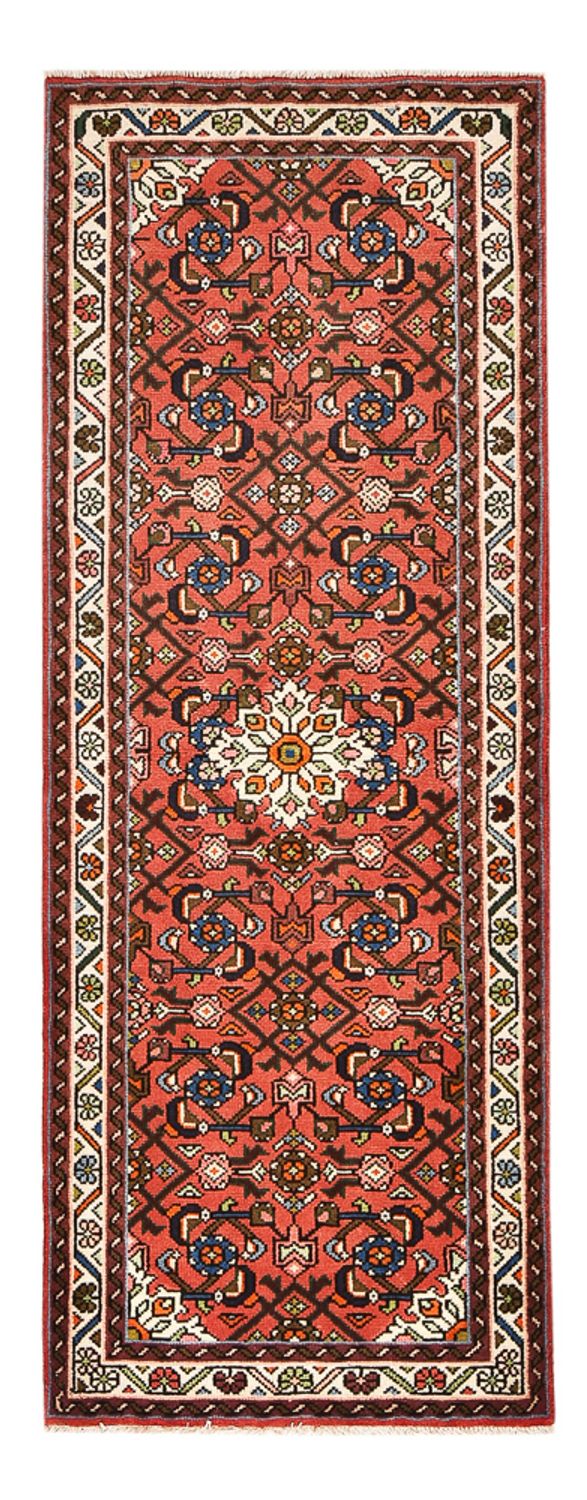 Alfombra de pasillo Alfombra persa - Nómada - 194 x 75 cm - rojo claro