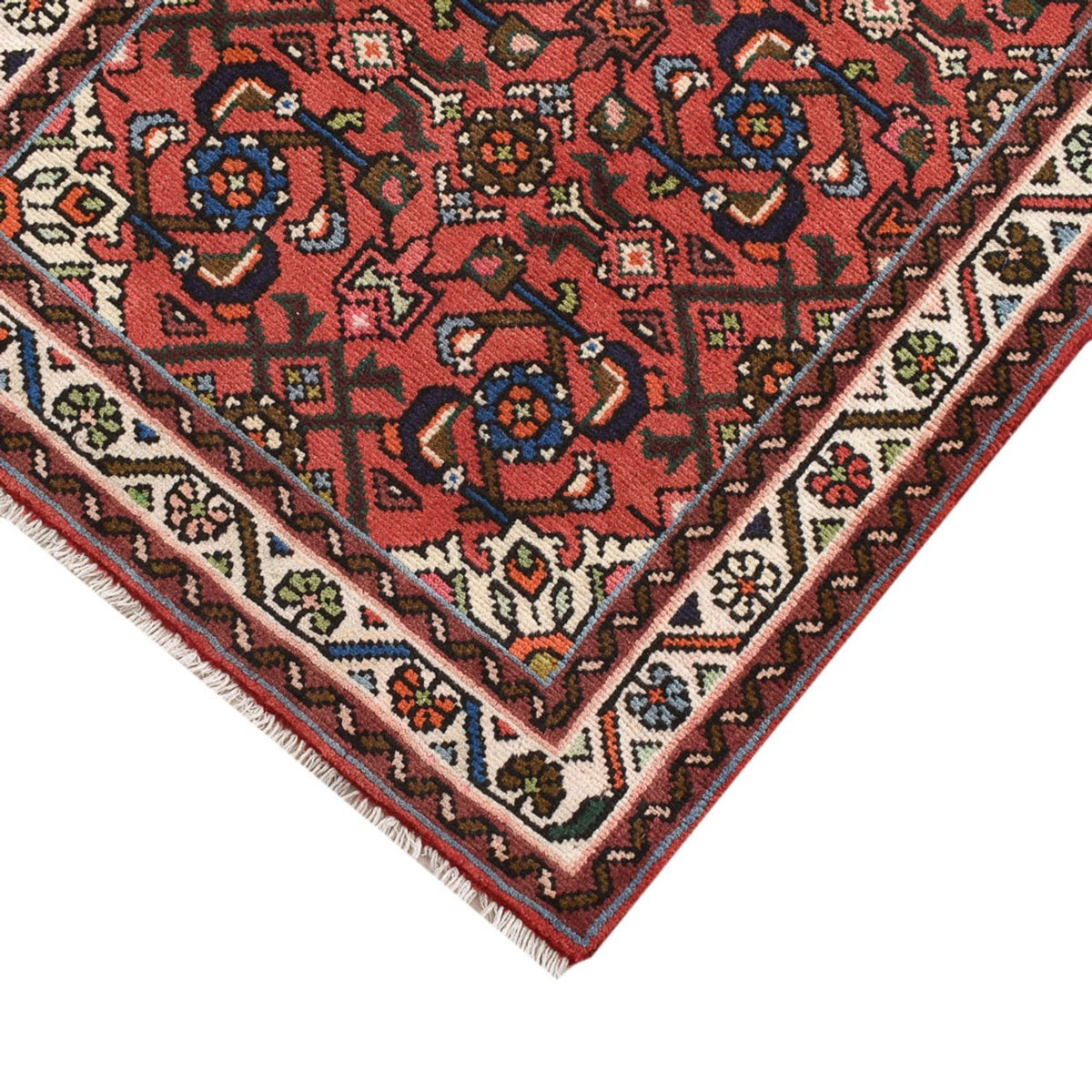 Alfombra de pasillo Alfombra persa - Nómada - 194 x 75 cm - rojo claro