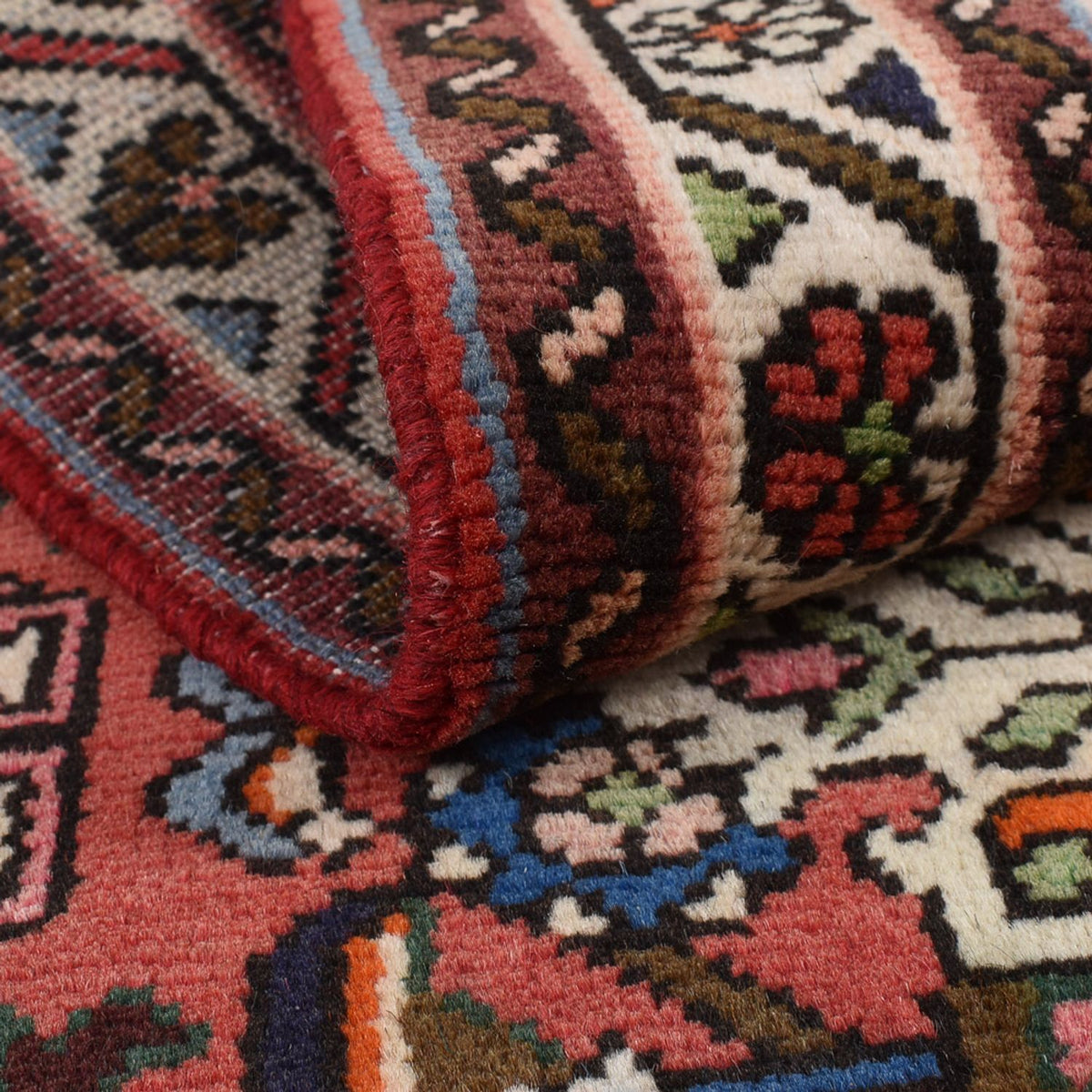 Alfombra de pasillo Alfombra persa - Nómada - 194 x 75 cm - rojo claro