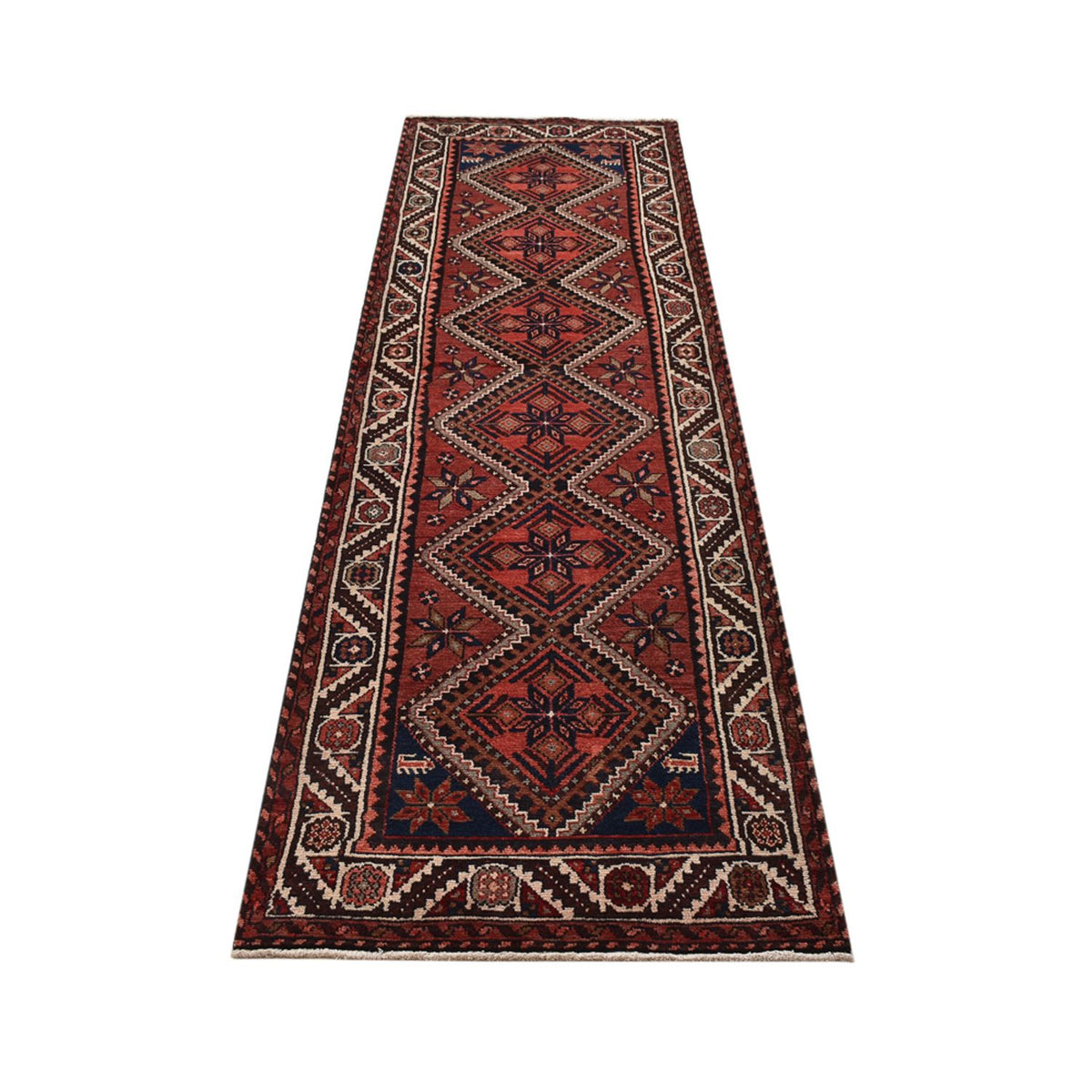 Alfombra de pasillo Alfombra persa - Nómada - 299 x 85 cm - rojo